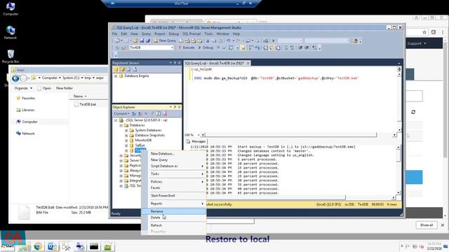 GABR - Demo 4 - Backup to AWS S3 смотреть онлайн