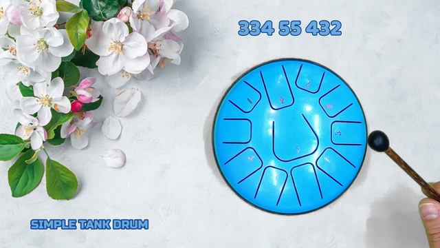 Ode To Joy (Beethoven) - 11 Tone Steel Tongue Drum with Tabs смотреть онлайн