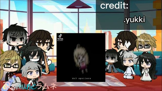past and present bsd react to danganronpa protagonists. смотреть онлайн
