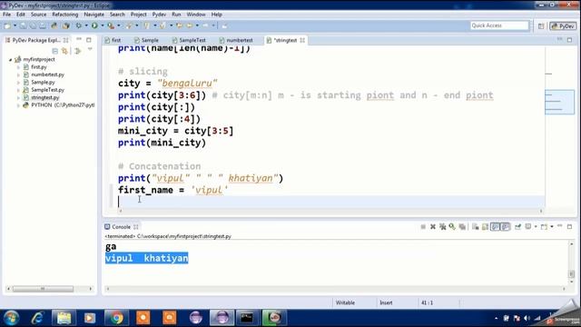 T-8 Built-in types Part-2 ( Strings ) смотреть онлайн