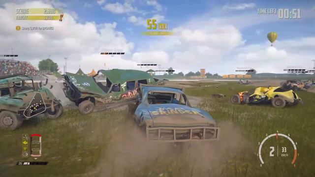 PS5 Wreckfest Demolition -HATING THEM TIN CANS TROPHY in 4K UHD смотреть онлайн
