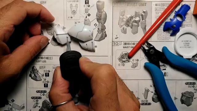 19 GUNDAM GP04G Gerbera RE 1/100 PT4 смотреть онлайн