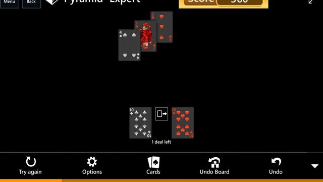 Star Club\Solitaire Dark\Pyramid: #15 Pyramid - Expert - Earn a score of 2,300 смотреть онлайн