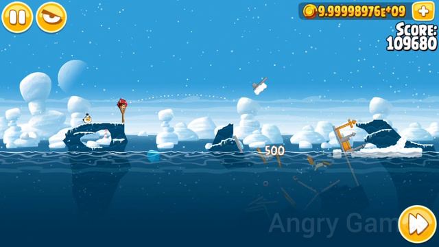 Angry Birds Seasons 3 Stars Arctic Eggspedition 22 Level смотреть онлайн