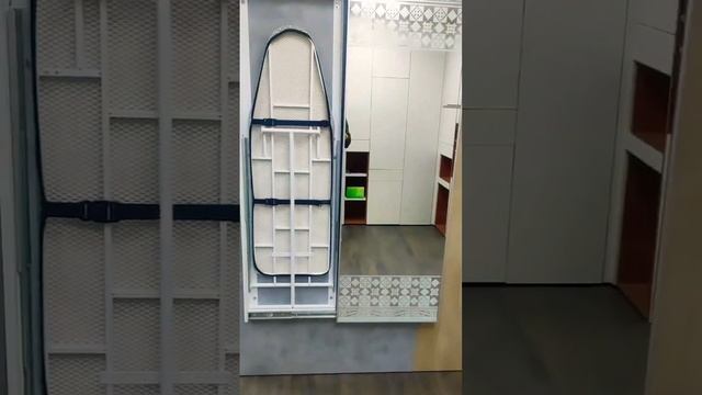 Как спрятать гладильную доску? Гладильная доска - зеркало на стене. Отличное решение для комнаты✅ смотреть онлайн