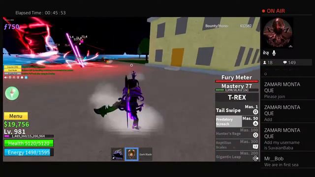 ROBLOX BLOX FRUITS LIVE- ANYONE CAN JOIN!!!!!!!! смотреть онлайн