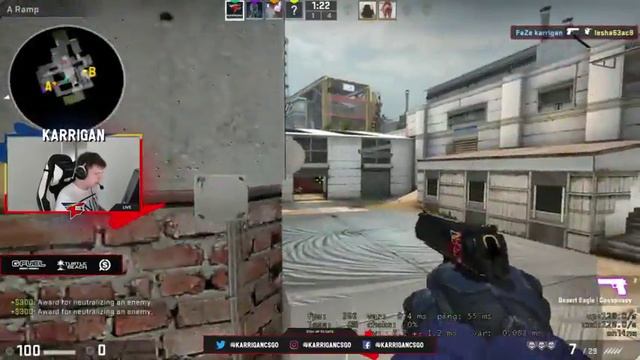 CSGO - KARRIGAN INSANE DEAGLE ACE смотреть онлайн