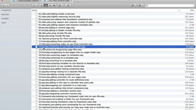 74. Adjusting our pages to use the front controller, and how to add new pages смотреть онлайн