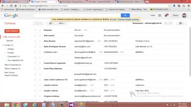 Google APIs Calendar, Contacts, Drive, Gmail Test with VB.Net смотреть онлайн