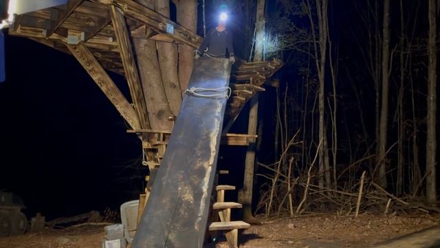 Дом на дереве. Часть 3 / Канатная дорога в 300 метров!!! смотреть онлайн