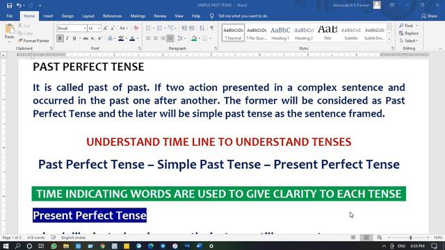 LEARN ENGLISH IN GUJARATI | SIMPLE PAST TENSE | PRESENT & PAST PERFECT TENSE | ભાગ - ૩ смотреть онлайн