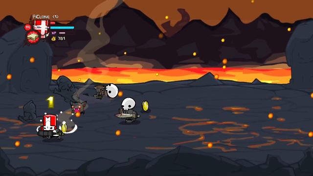 I beat the Dragon on Castle Crashers смотреть онлайн