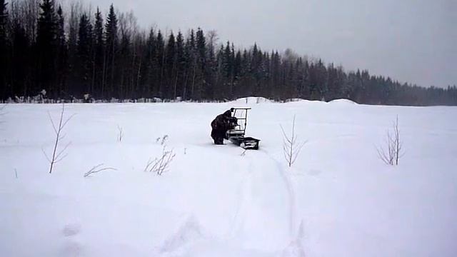 самодельный мобуксировщик, испытания смотреть онлайн