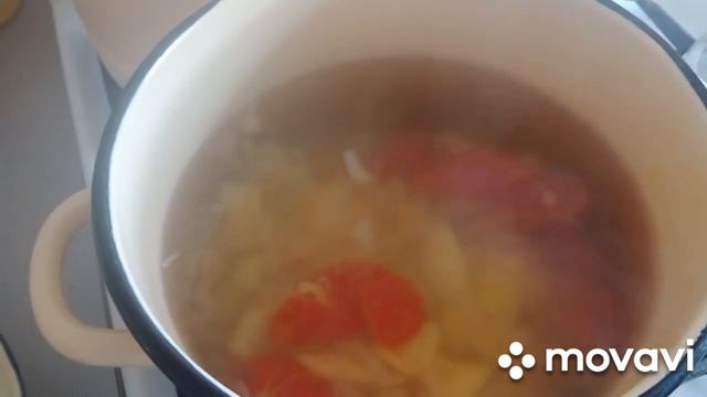 ЖИЗНЬ В ДЕРЕВНЕ/МУСОР вывожу.РЫБНЫЙ суп по новому рецепту.ПЕЛЬМЕНИ жареные на УЖИН.