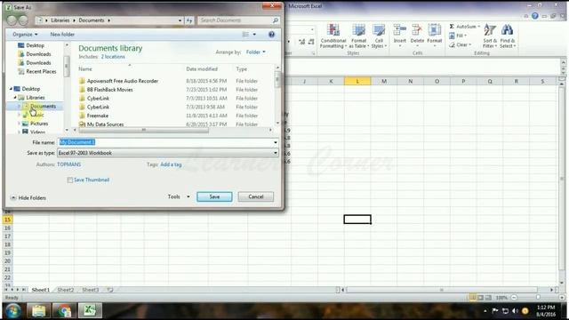 Excel - Save as an Excel 97 - 2003 workbook and as PDF смотреть онлайн