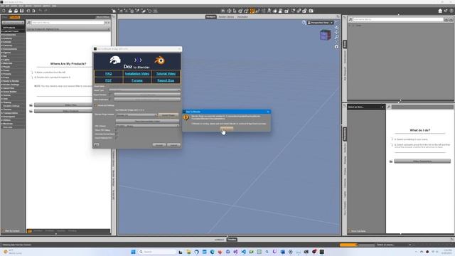 Daz3D to Blender Bridge Installation Tutorial: Step-by-Step Guide смотреть онлайн