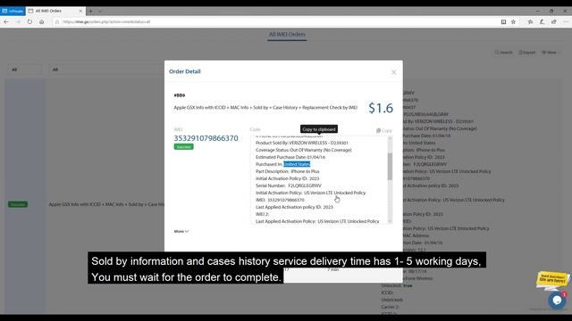 www.imei.ge - How to make order for removal iPhone/iPad iCloud activation. смотреть онлайн