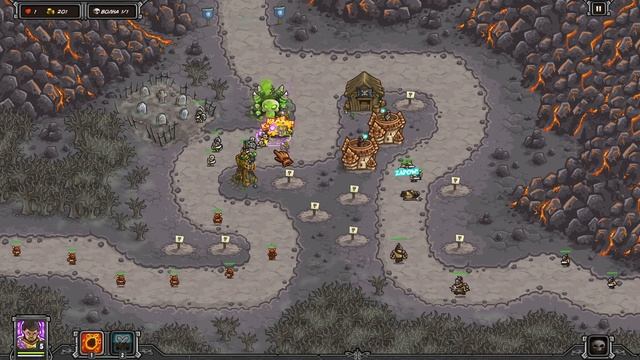 Kingdom Rush ImpossiBBBle Mod — The Wastes (Iron Challenge) смотреть онлайн