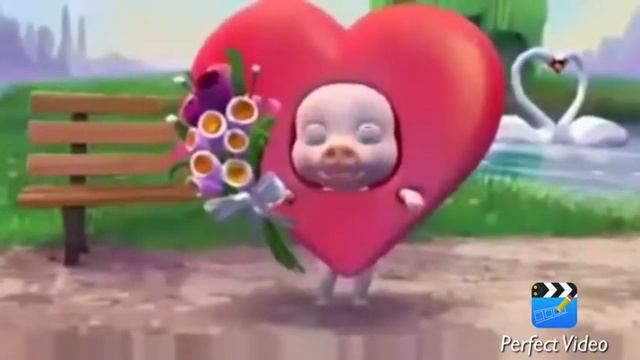 Свинка поёт песню