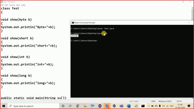 # 25 OOPS | Type Conversion | Type Promotion & Casting In Java Tutorial | Java Basic смотреть онлайн