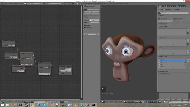 Blender Addon: Vertex Colour Mixer Node Tree смотреть онлайн