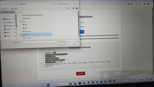 face compare flask docker app смотреть онлайн