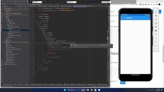 Note App with Supabase - Flutter Tutorial смотреть онлайн