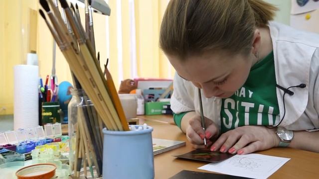 ГБПОУ КДПИ имени Карла Фаберже. Мастер-класс Жостовский цветок