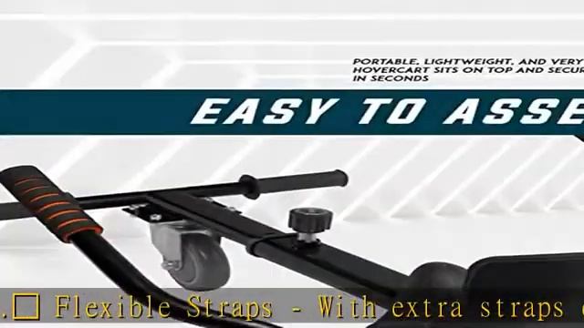 TPS Universal Hoverboard Seat Attachment Hover Board Go Kart with Adjustable Frame Length Compatibl смотреть онлайн