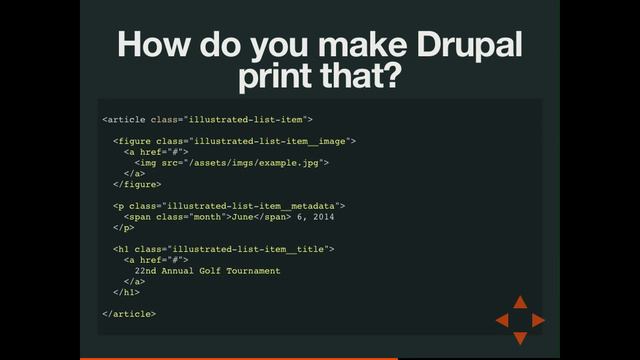 Rendering HTML with Drupal: Past, Present and Future смотреть онлайн