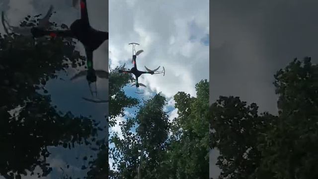 Syma X15A Drone takeoff & landing on a windy day. #drone #rc смотреть онлайн