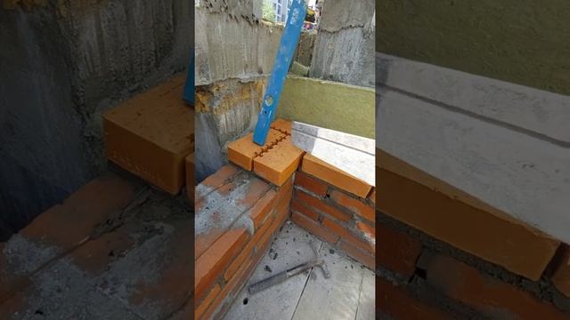 П53. Кладка кирпича в шахте лифта. Рабочее видео. смотреть онлайн