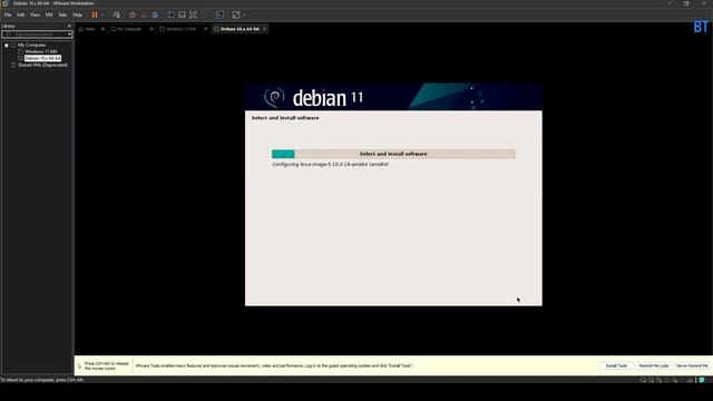 How to install Debian 11 Bullseye | A Tutorial on a UEFI Based VMware смотреть онлайн