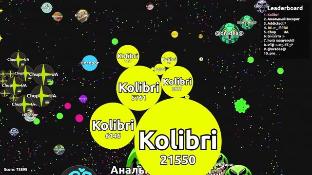 Agar.io Easy Solo Takeover! Epic 73,000+ Score Gameplay смотреть онлайн