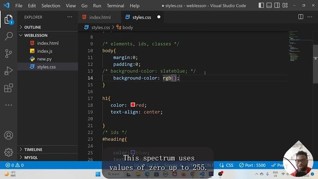 How to use RGB colors in CSS смотреть онлайн
