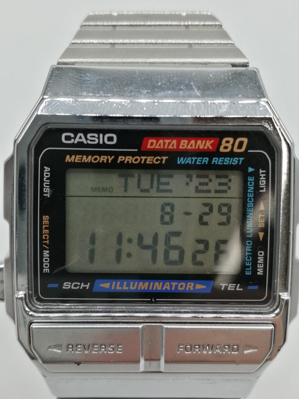 ВИНТАЖНЫЕ часы CASIO DB-810 (1475).винтажные цифровые часы Casio Full-Китай-1987-год