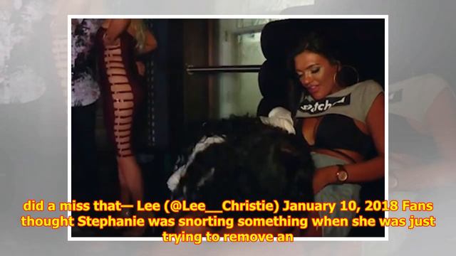 Geordie Shore fans claim newbie Stephanie Snowdon snorts mystery substance on TV show – but it’s ju смотреть онлайн