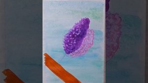 Открытка к Дню Победы. Гуашь