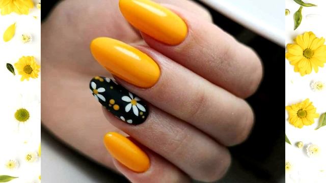 Идеи дизайна ногтей в желто-серых и желто-черных цветах смотреть онлайн