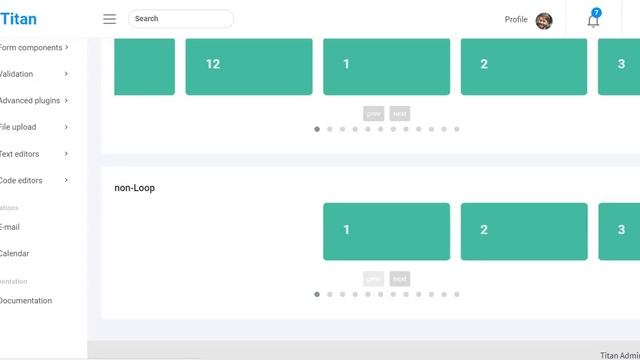 Titan- Bootstrap 4 Admin Template + Angular смотреть онлайн