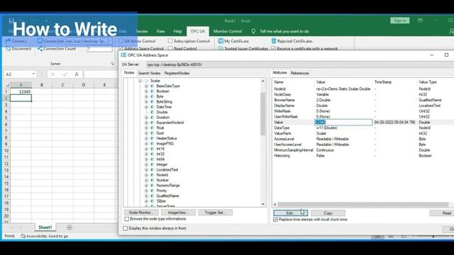 How to write node values on UA servers смотреть онлайн