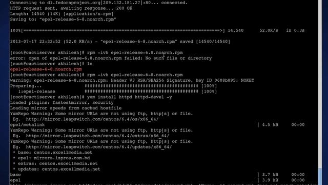 Cacti Network Monitoring Step by Step : Centos 6.4 смотреть онлайн