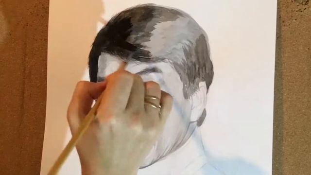 Рисуем Джеки Чана акварелью (портрет) смотреть онлайн