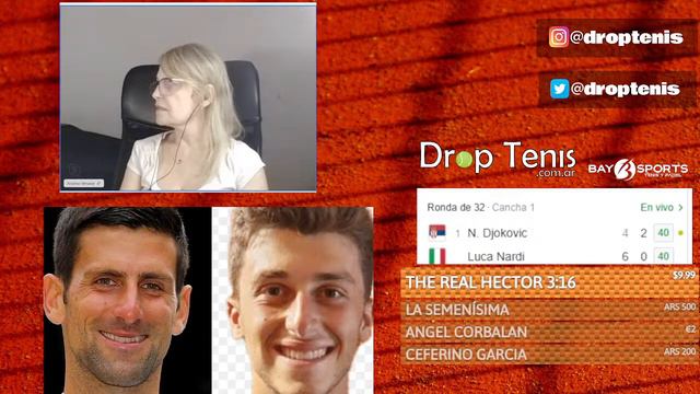 Novak Djokovic Vs Luca Nardi - Masters 1000- Indian Wells - Tercera Ronda- Reaccionando En Vivo