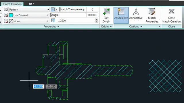 AutoCAD LT 2011 Hatch Creation Editing Demo смотреть онлайн