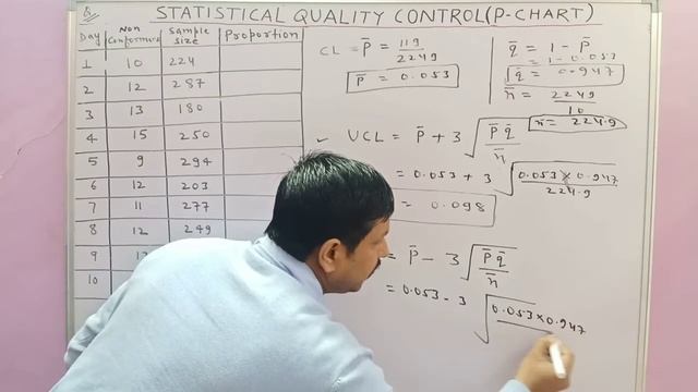 P-Chart ( Statistical Quality control ) смотреть онлайн