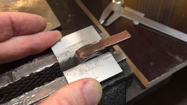 Кольцо из нержавеющей гайки с медной вставкой смотреть онлайн