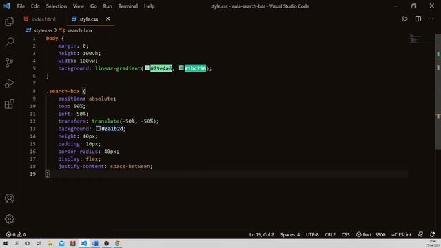 Como fazer uma BARRA DE PESQUISA com HTML e CSS | Higor Feijó смотреть онлайн