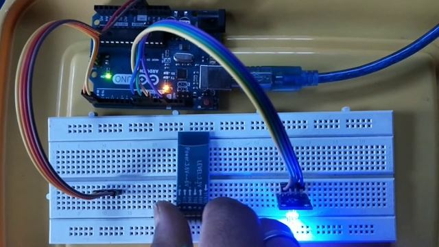 Control rgb led using mobile l Arduino rgb led project смотреть онлайн