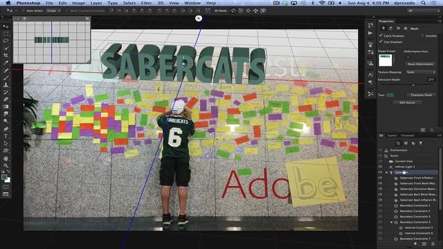 Photoshop CS6/CC - Create And Editing 3D Text